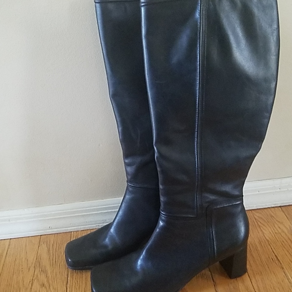 {Nine & Co} High heel genuine leather boots